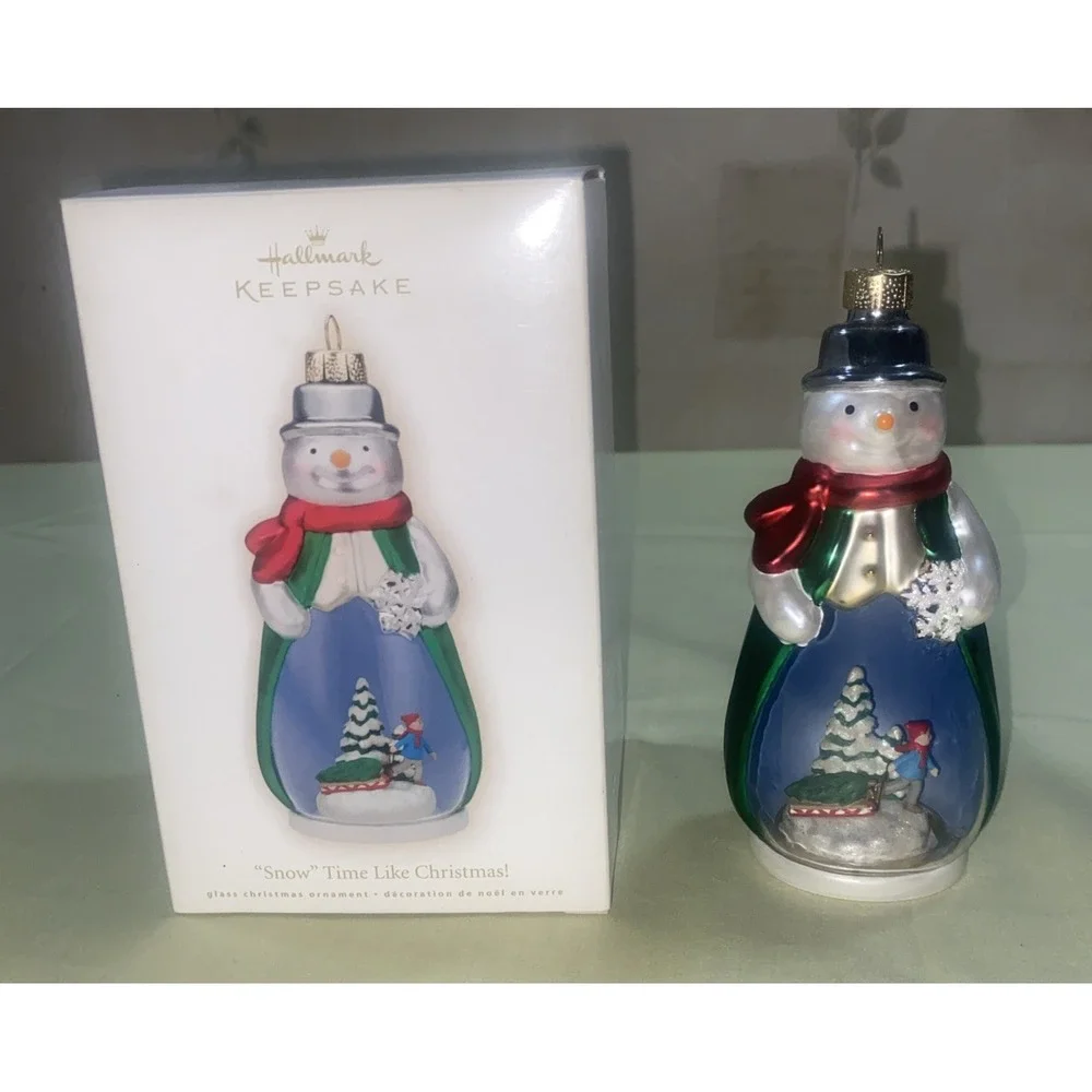 2009 Hallmark Keepsake Christmas Tree Ornament Snow Time Like Christmas‎